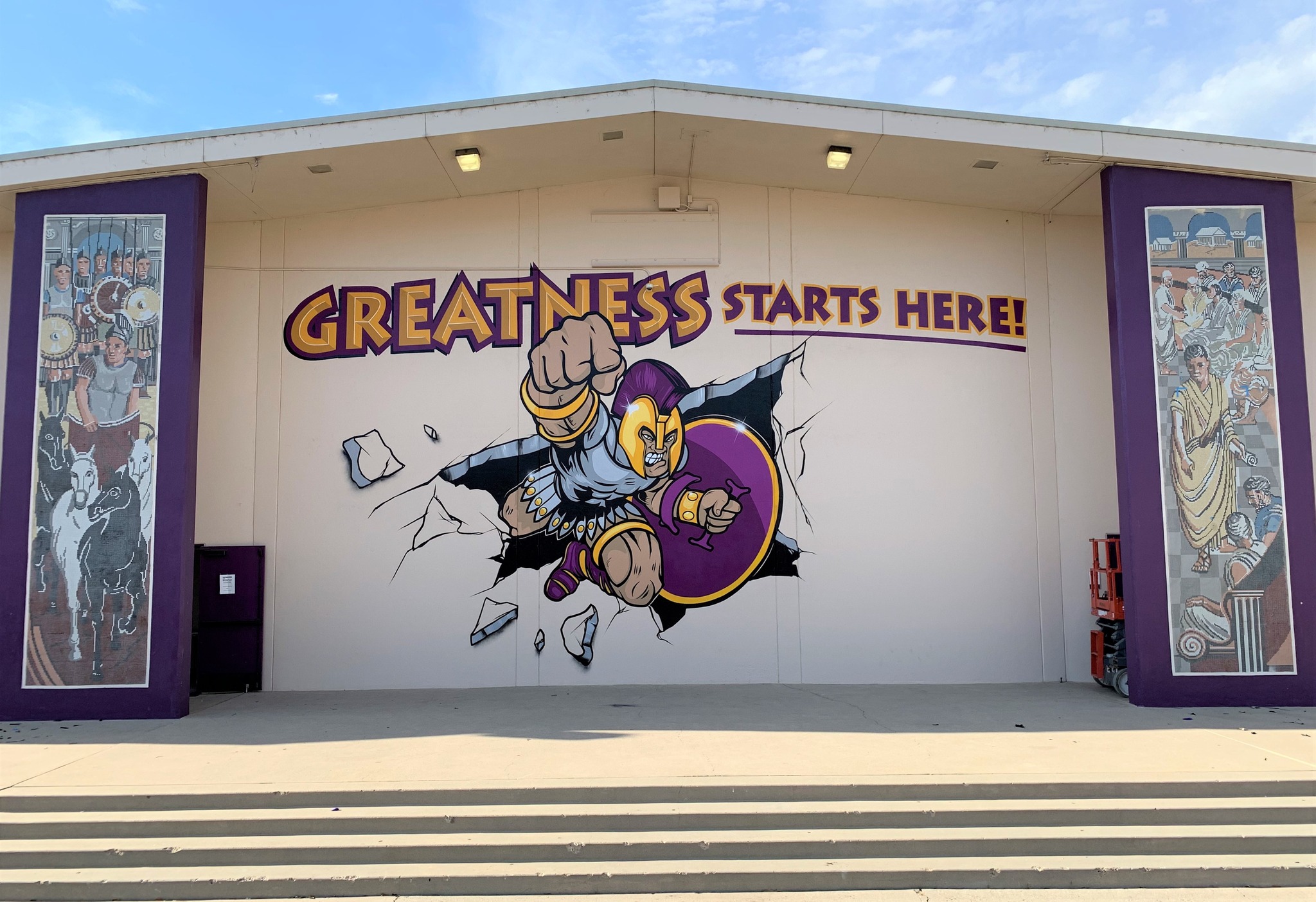 Boss Graphics School Murals | Los Angeles CA