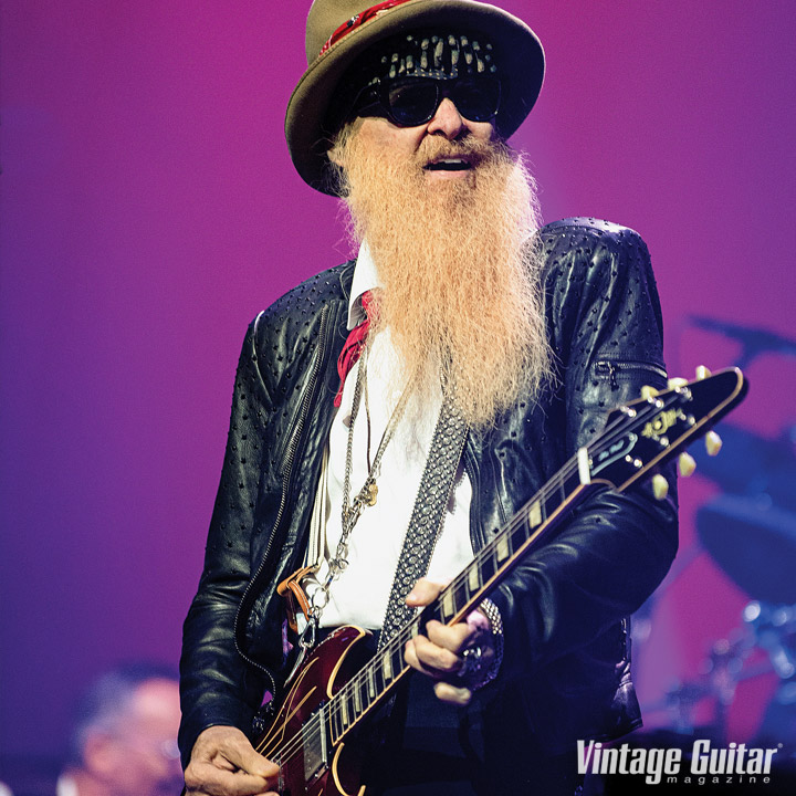 Billy F Gibbons. The ZZ Top guitarist once again stretches his