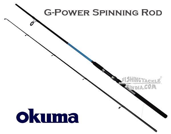 okuma classic pro glt & rods cp-pb-861m-t Precision Trolling Rod (10-20 Lb), Gloss Black and Mirror Silver, 8'6