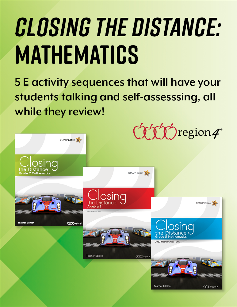Closing the Distance: Mathematics... - Region 4 Mathematics | Facebook