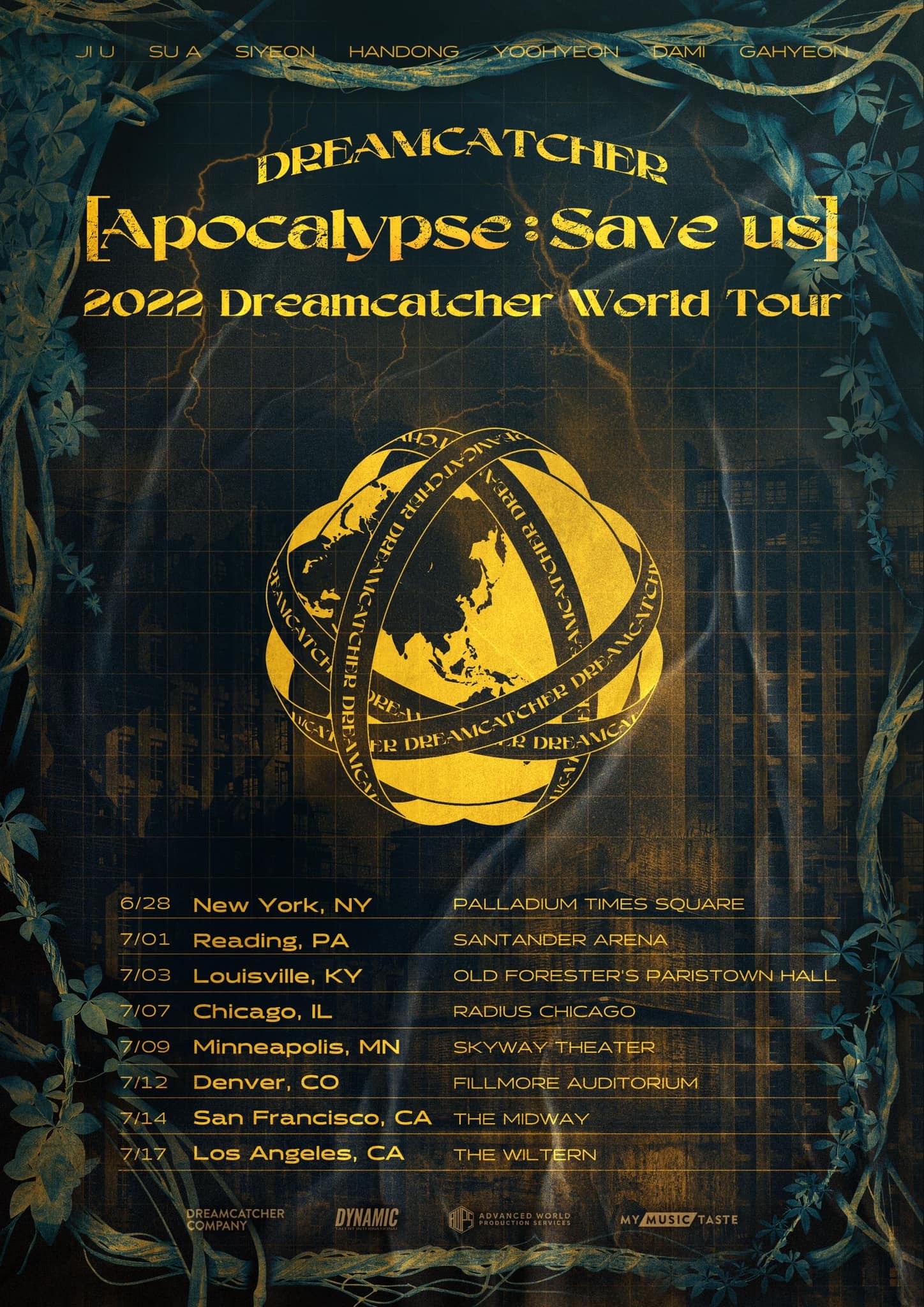 🌑] 2022 #Dreamcatcher World Tour [Apocalypse : Save us] in