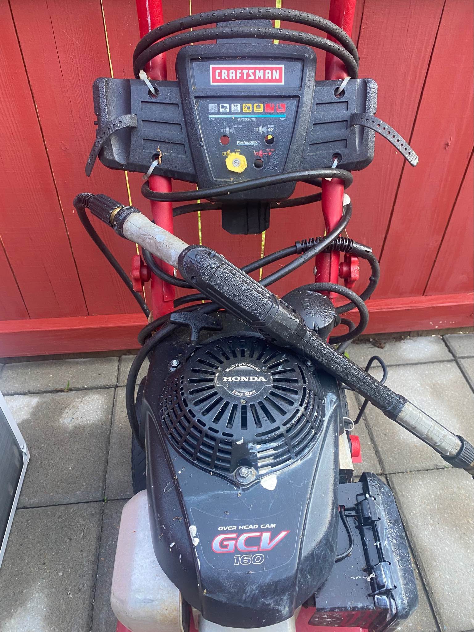 Craftsman pressure washer 2800 psi 2.3 GPM with Honda GCV 160 motor ...