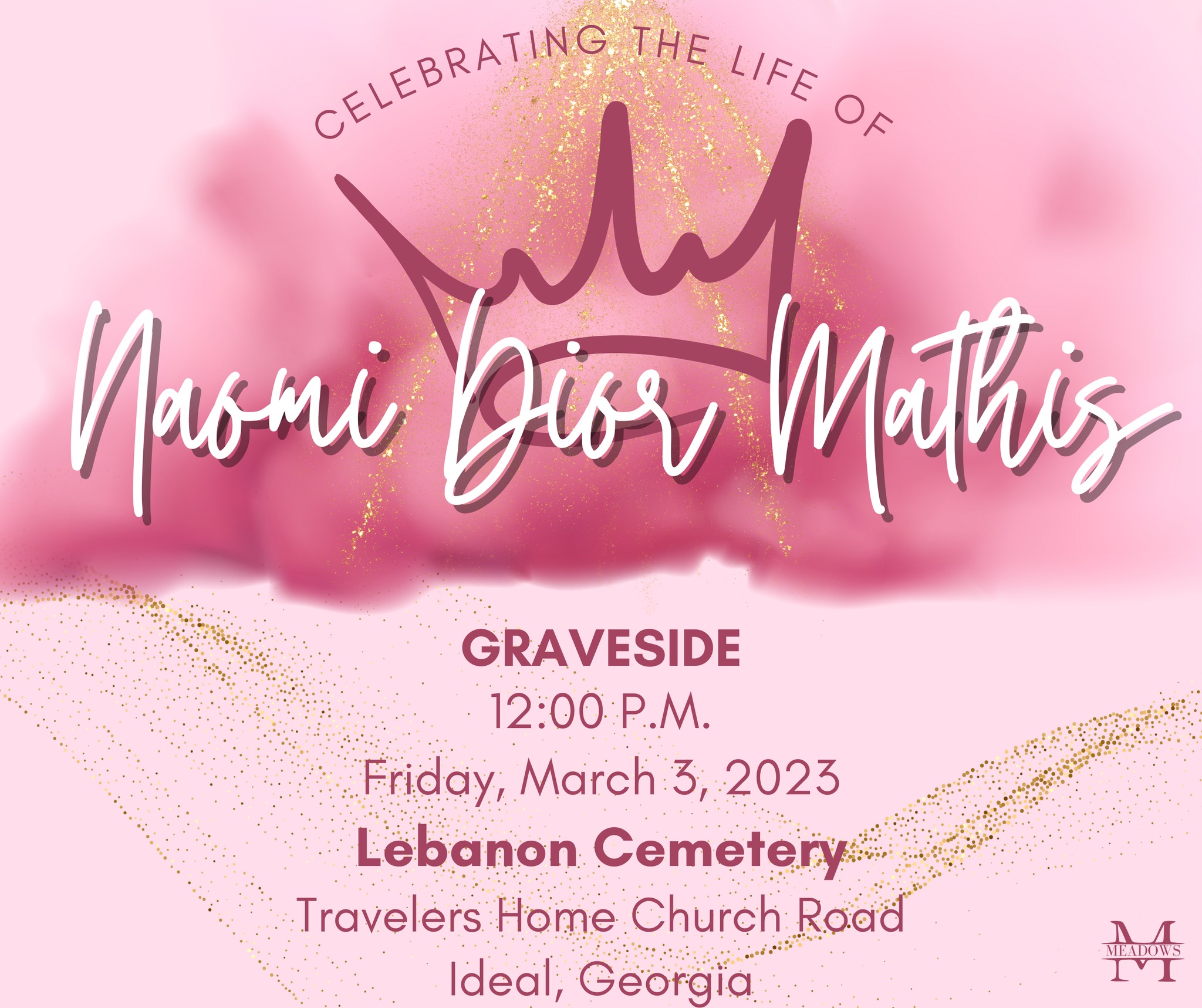 In the arms of... - Meadows Oglethorpe Funeral Chapel, Inc. | Facebook