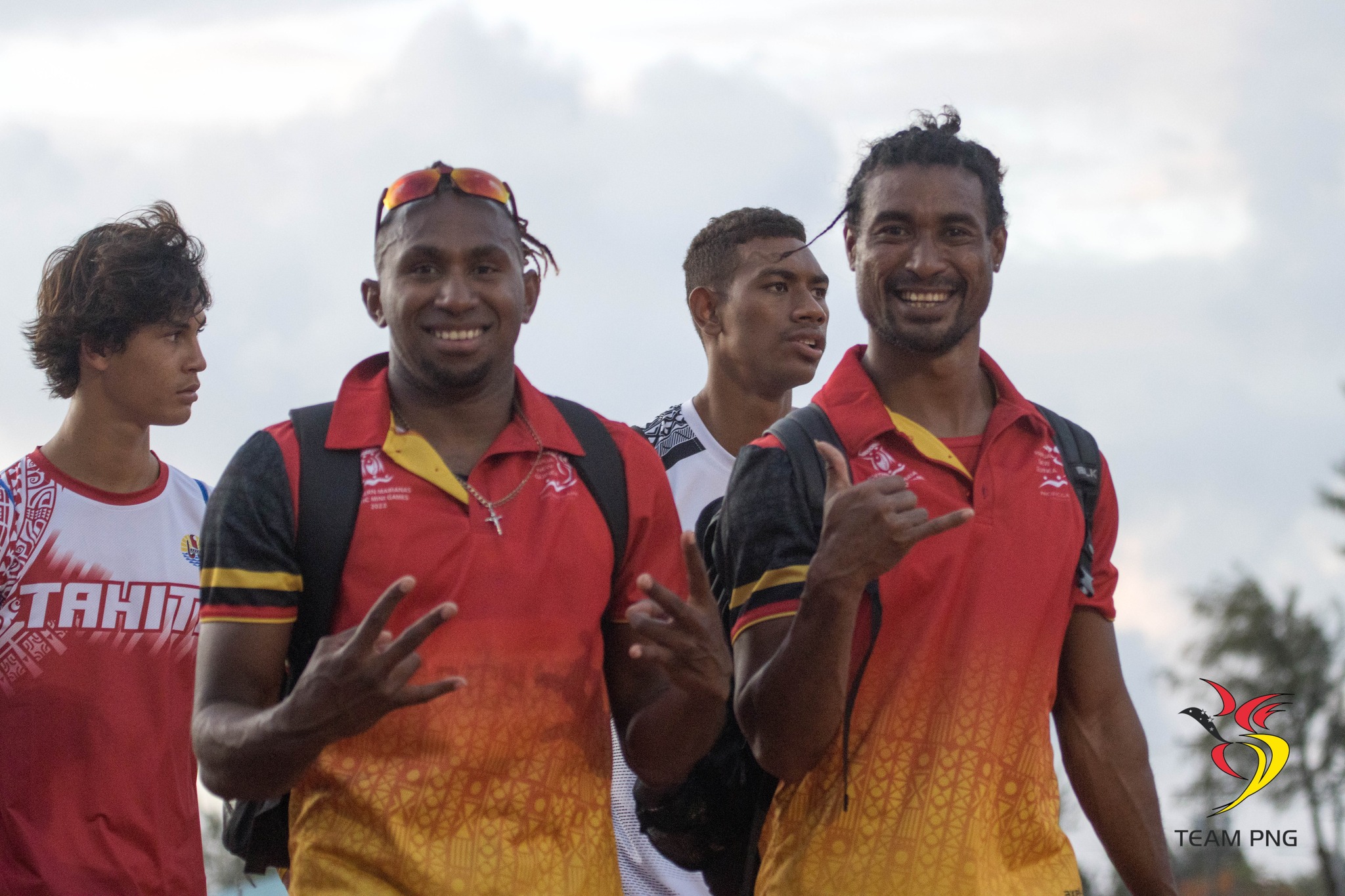 Team PNG - How High can these local lads jump? Taking...
