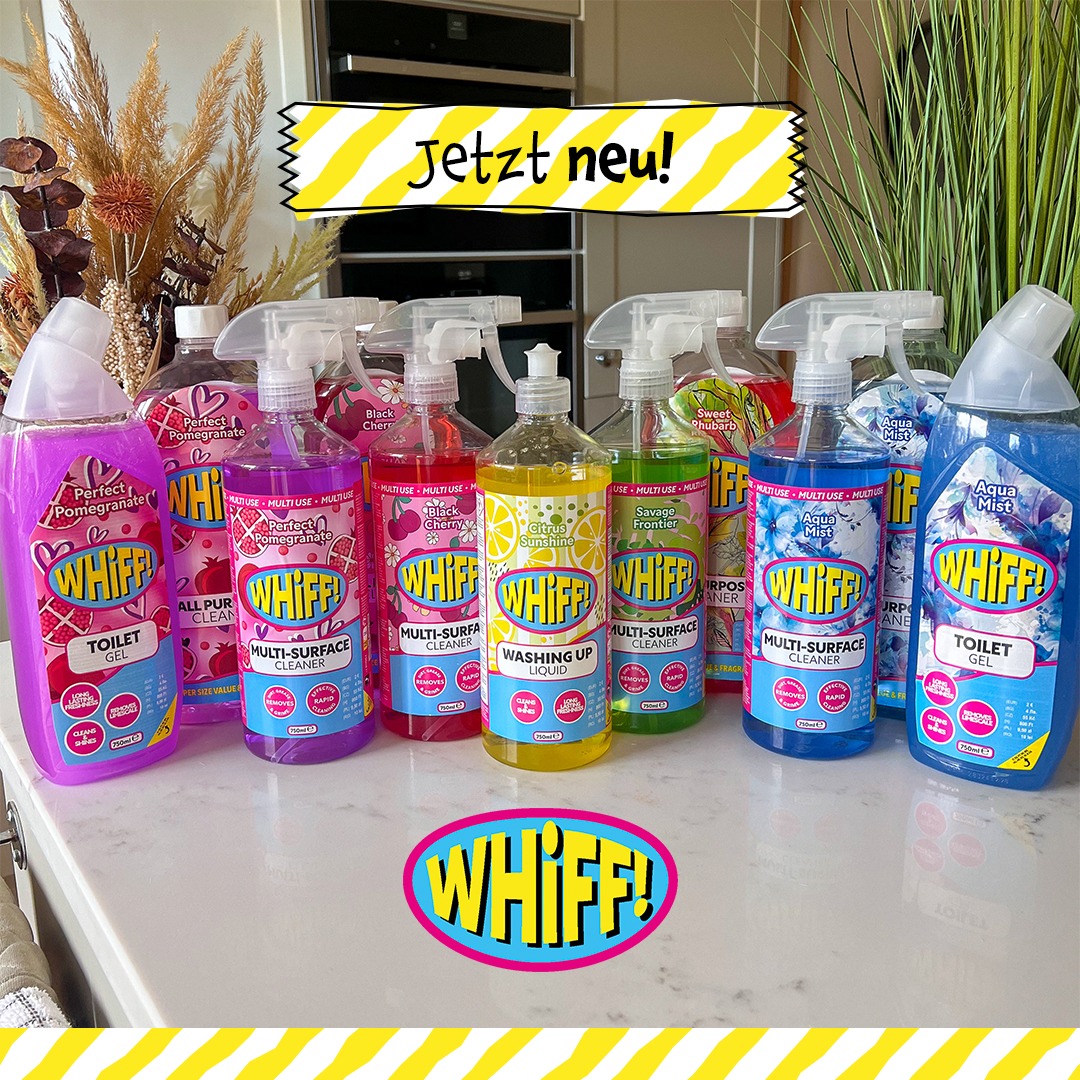 Huch, was glänzt hier so schön? ✨🤩 Das ist Whiff! Unser brandneues Schrubb- und Putzmittel-Arsenal zum sauberen TEDi-Preis! 🐻