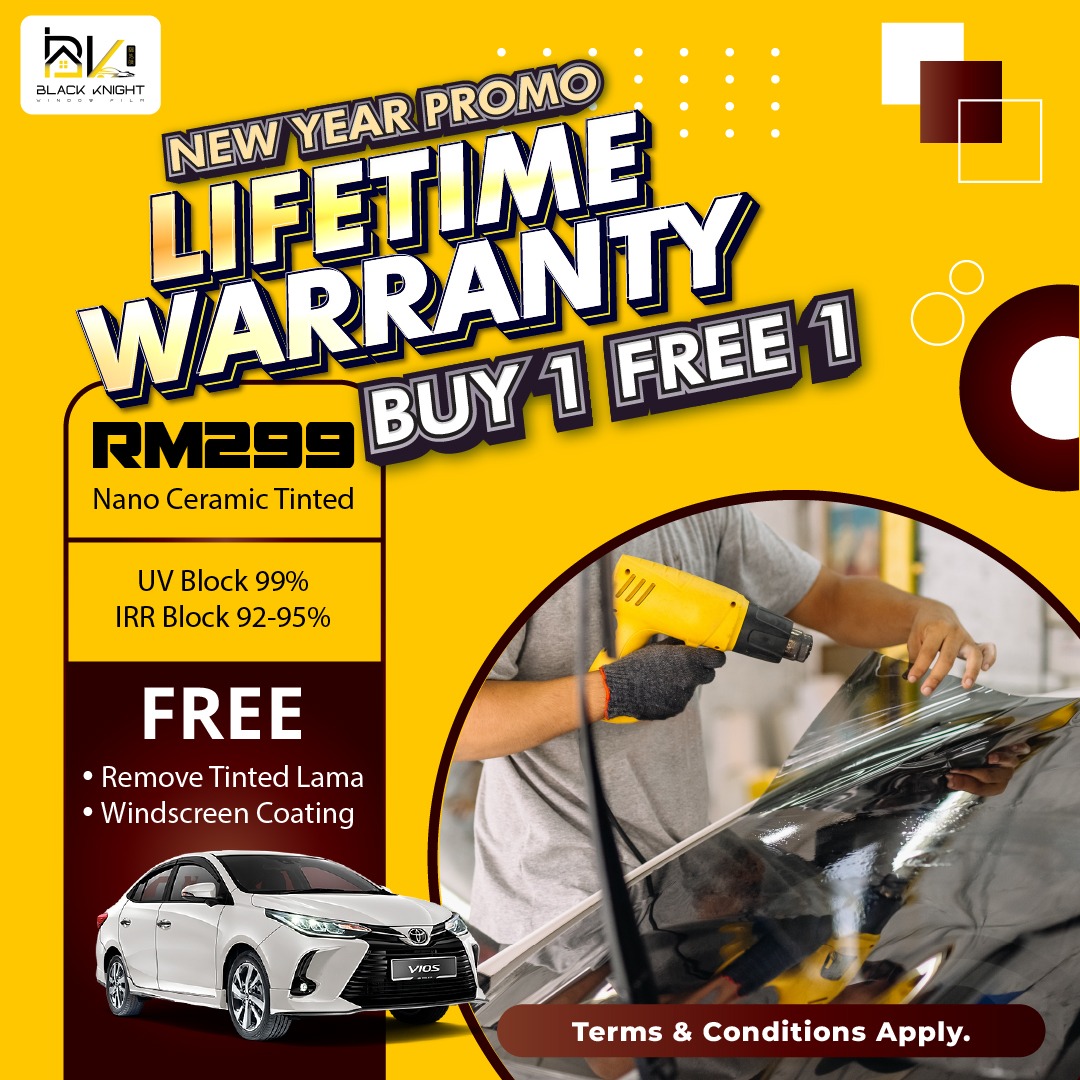 Black Knight Window Film,Coating - Promosi New Year 2025 Produk Yang ...