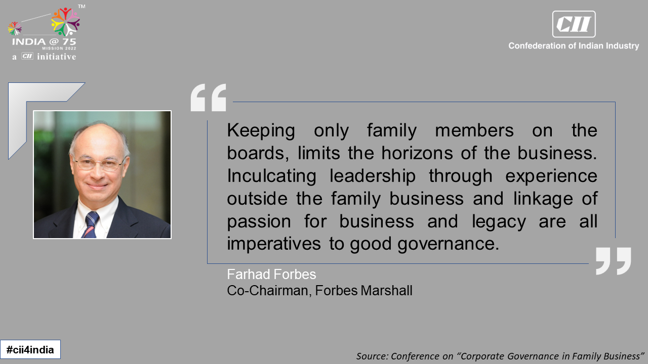 Confederation of Indian Industry - Mr Farhad Forbes, Co-Chairman ...