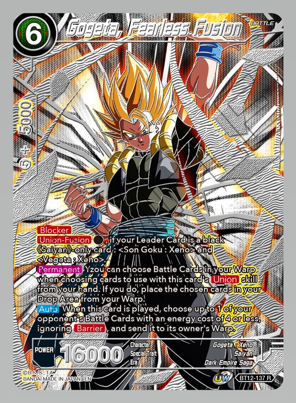 dragon ball super card game union fusion CG: Booster Pack B02 Force : Toys & Games Saiyan/Earthling Dragon Ball Super Union Force