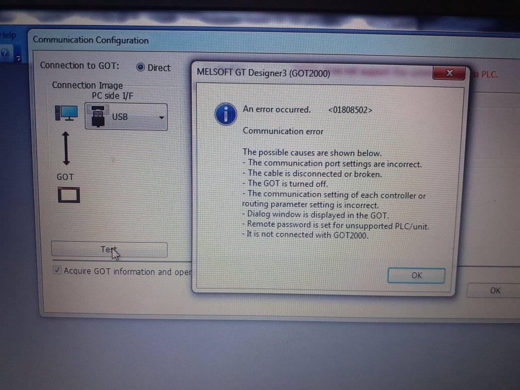 MITSUBISHI HMI GOT2000 GT2107-WTBD AVAILABLE WORKING CONDITION IN