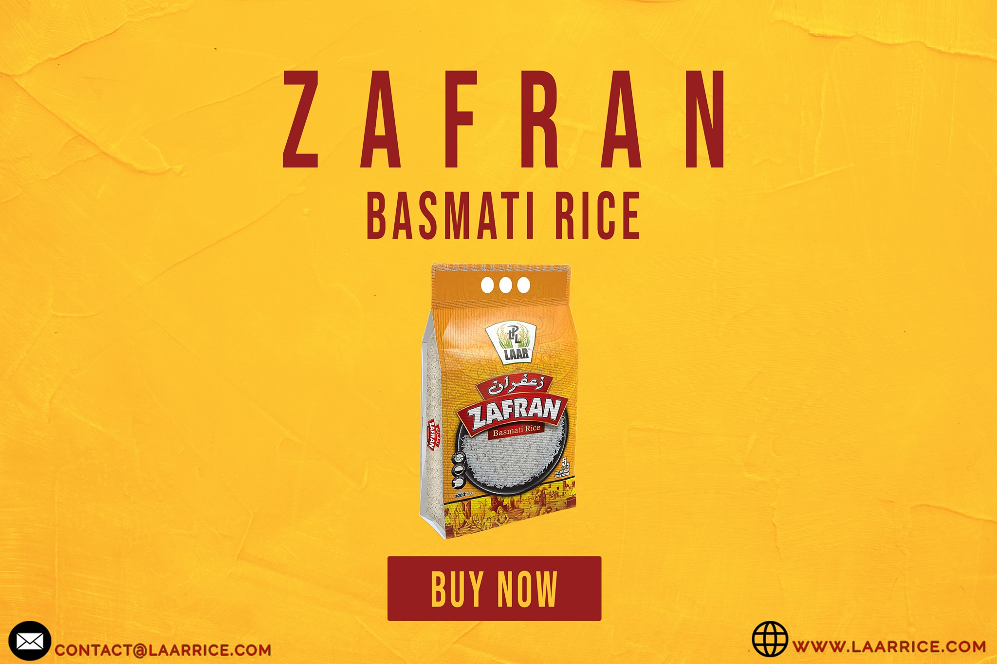 Laar Rice - 🍚 Zafran Basmati is prolong and thin rice.... | Facebook