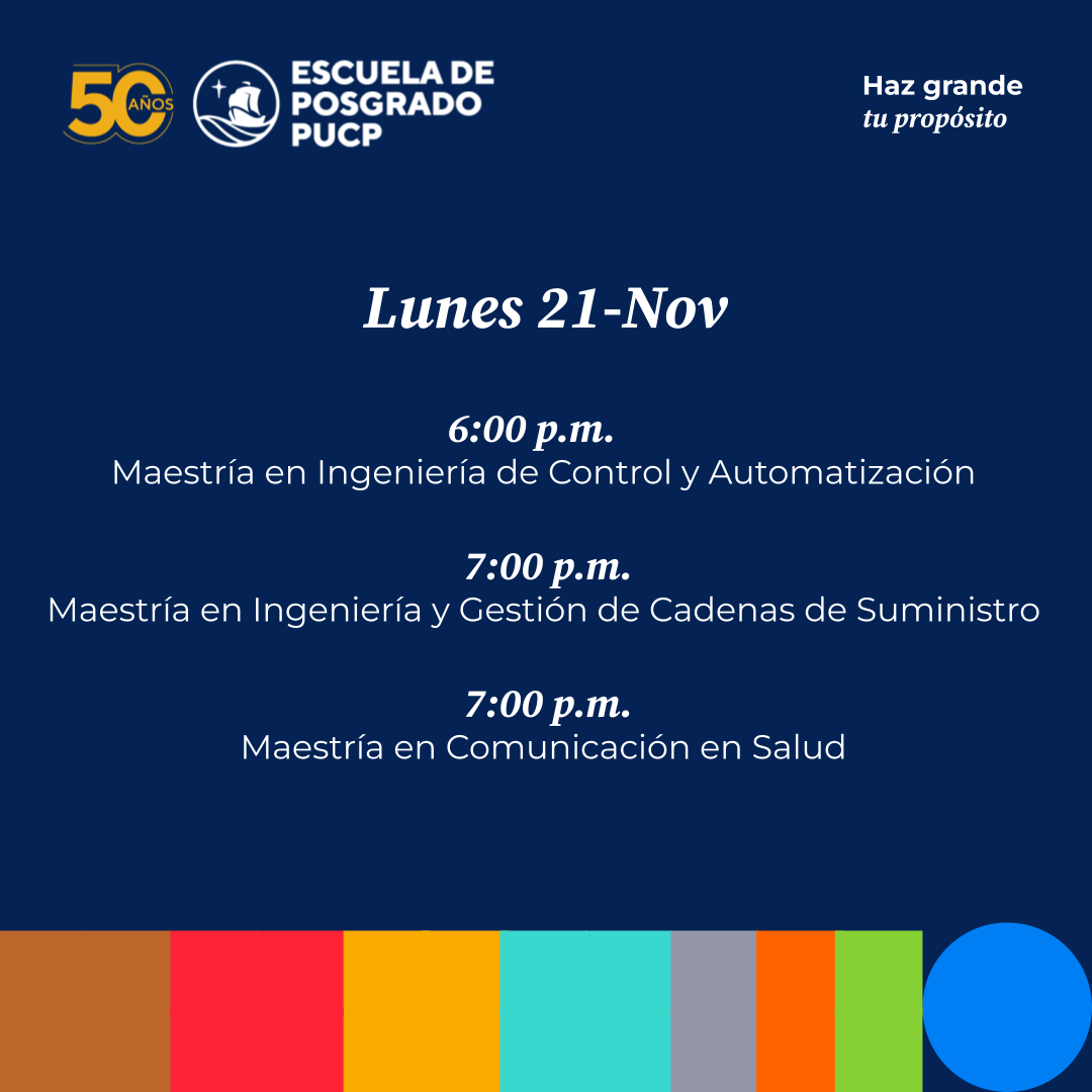 #Admisión2023 | 🔔 Conoce el... - Escuela de Posgrado PUCP