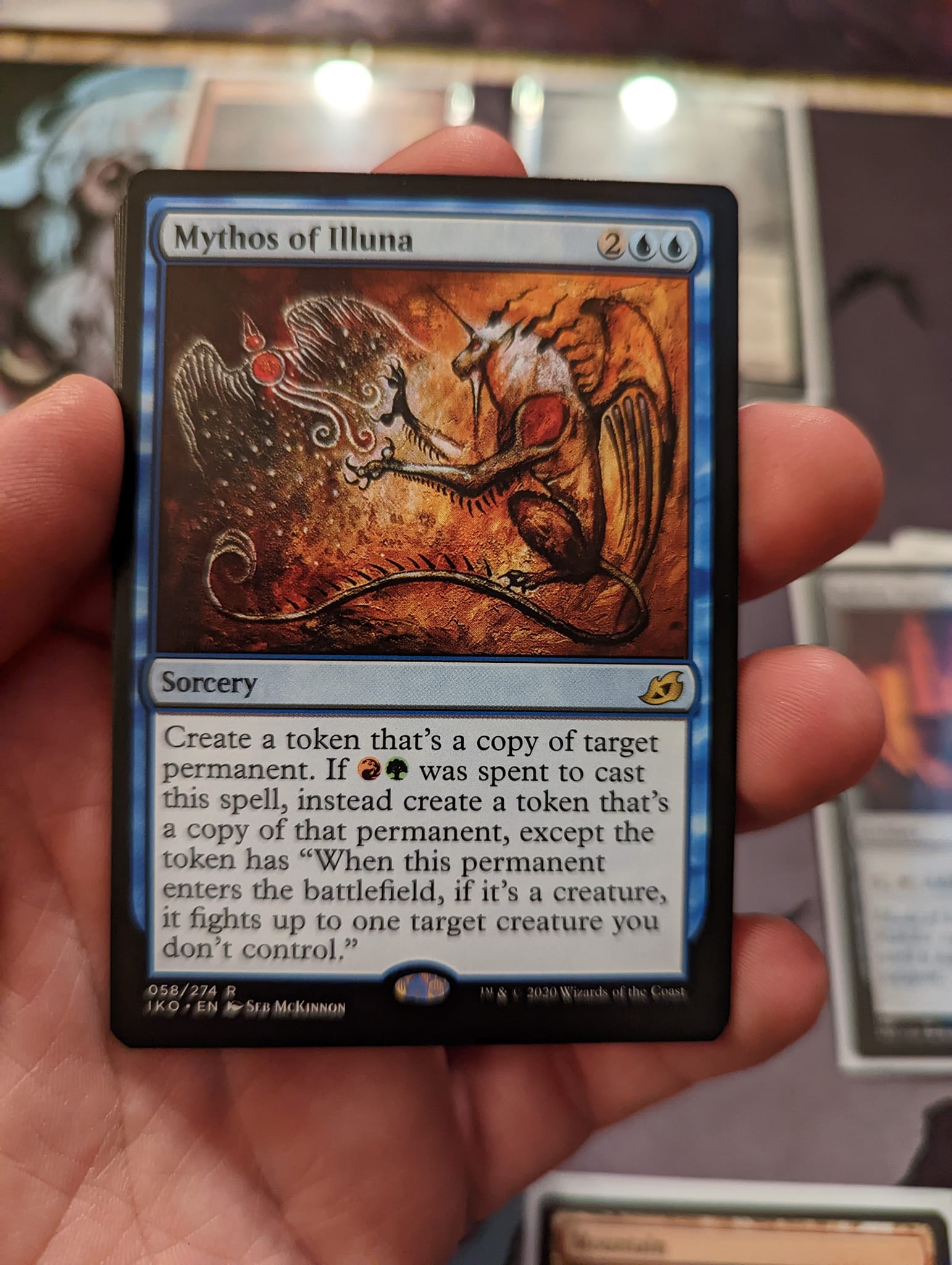 mtg mythos cards Magic The Gathering - Ikoria Lair of Behemoths - of Brokkos All cards will be carefully packed for safe transit Mythos of Vadrok | Proxydudes