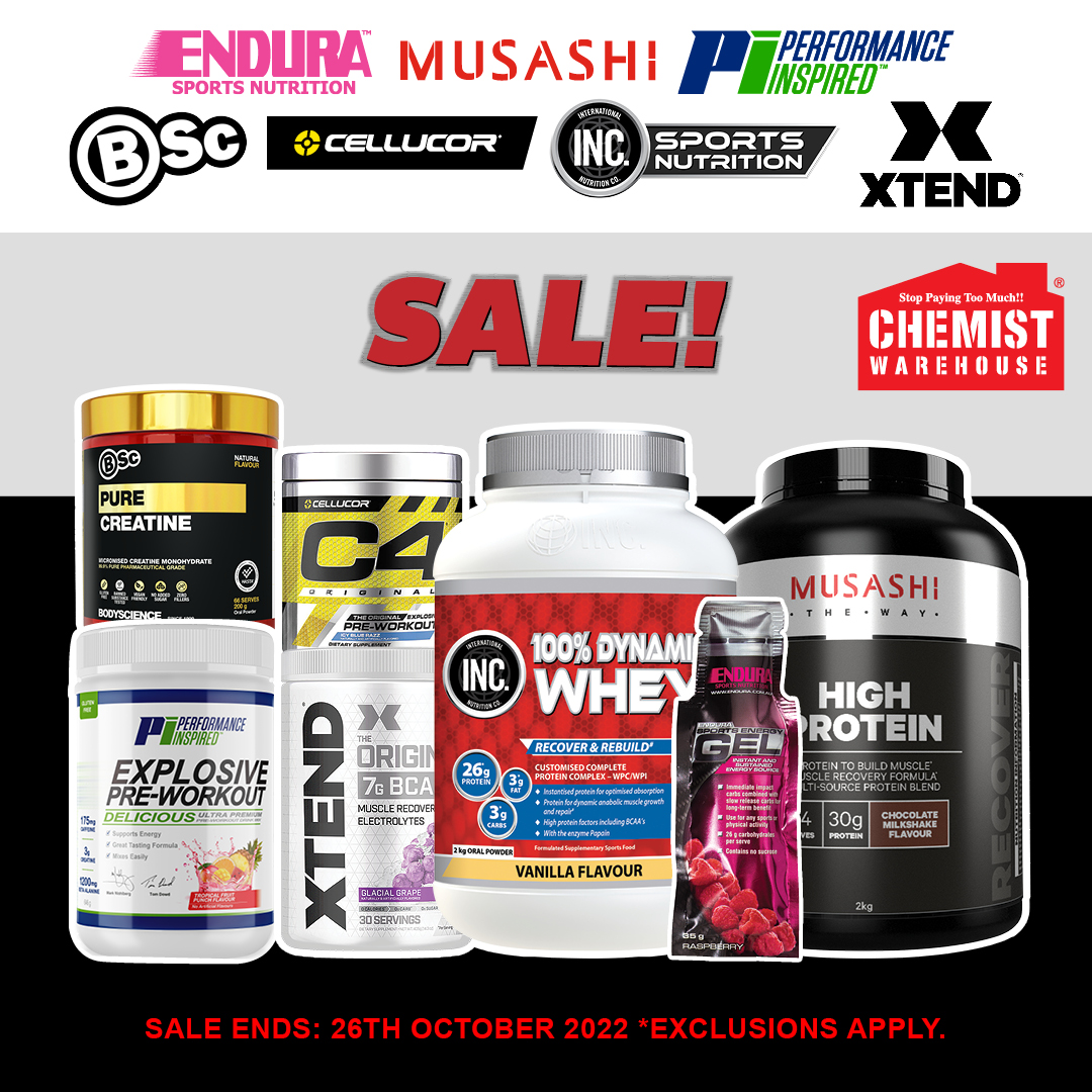 l-carnitine powder chemist warehouse New year, new you! Focus on your fitness and SAVE on protein and nutrition at Warehouse! Shop now and take: 💪 1/2 price off RRP FatBlaster range 💪 1/2 price off Updates may be a bfset Size:Travel