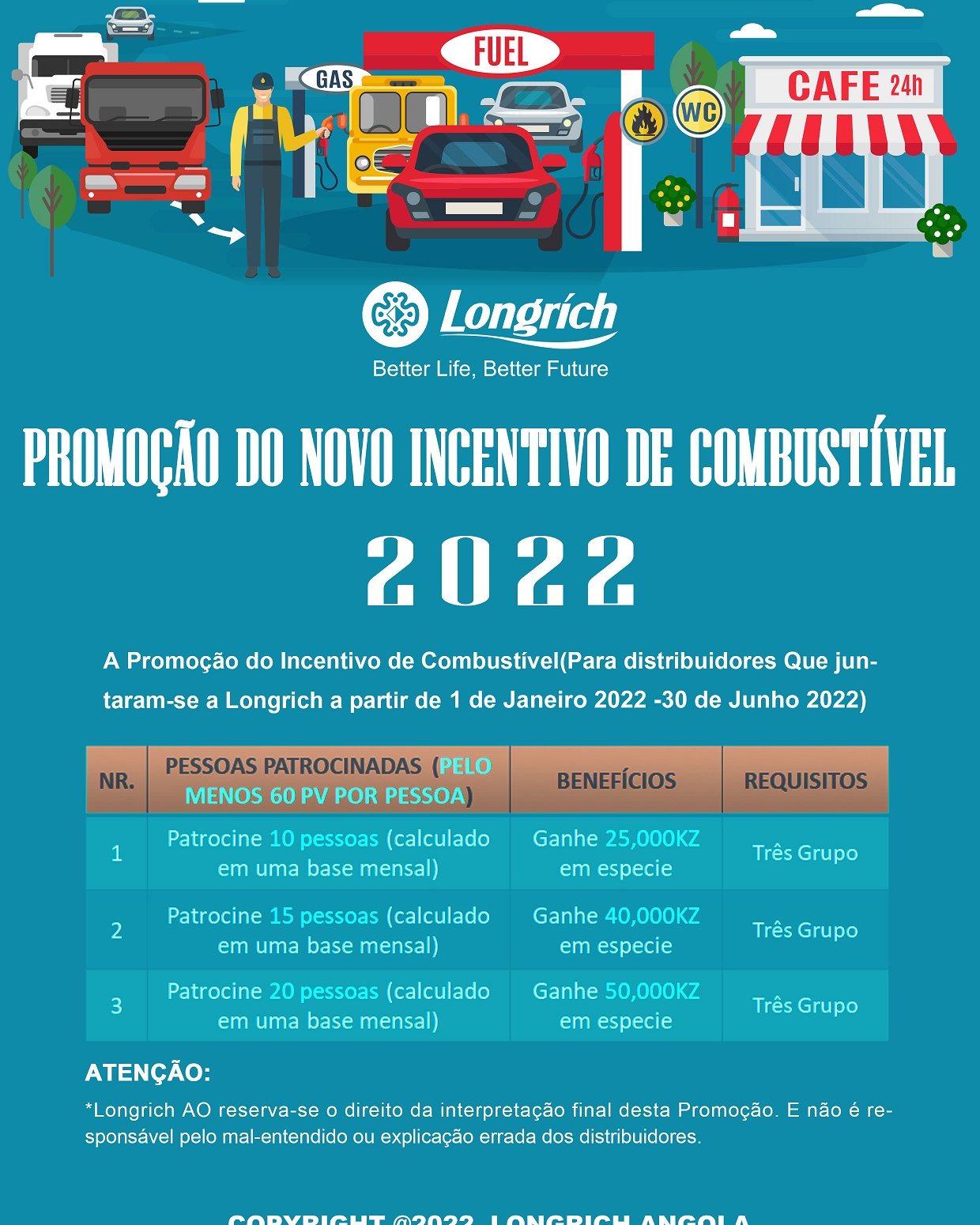 Upite-Longrich - ÇÃO DE INCETIVO PARA COMBUSTIVEL PARA... | Facebook