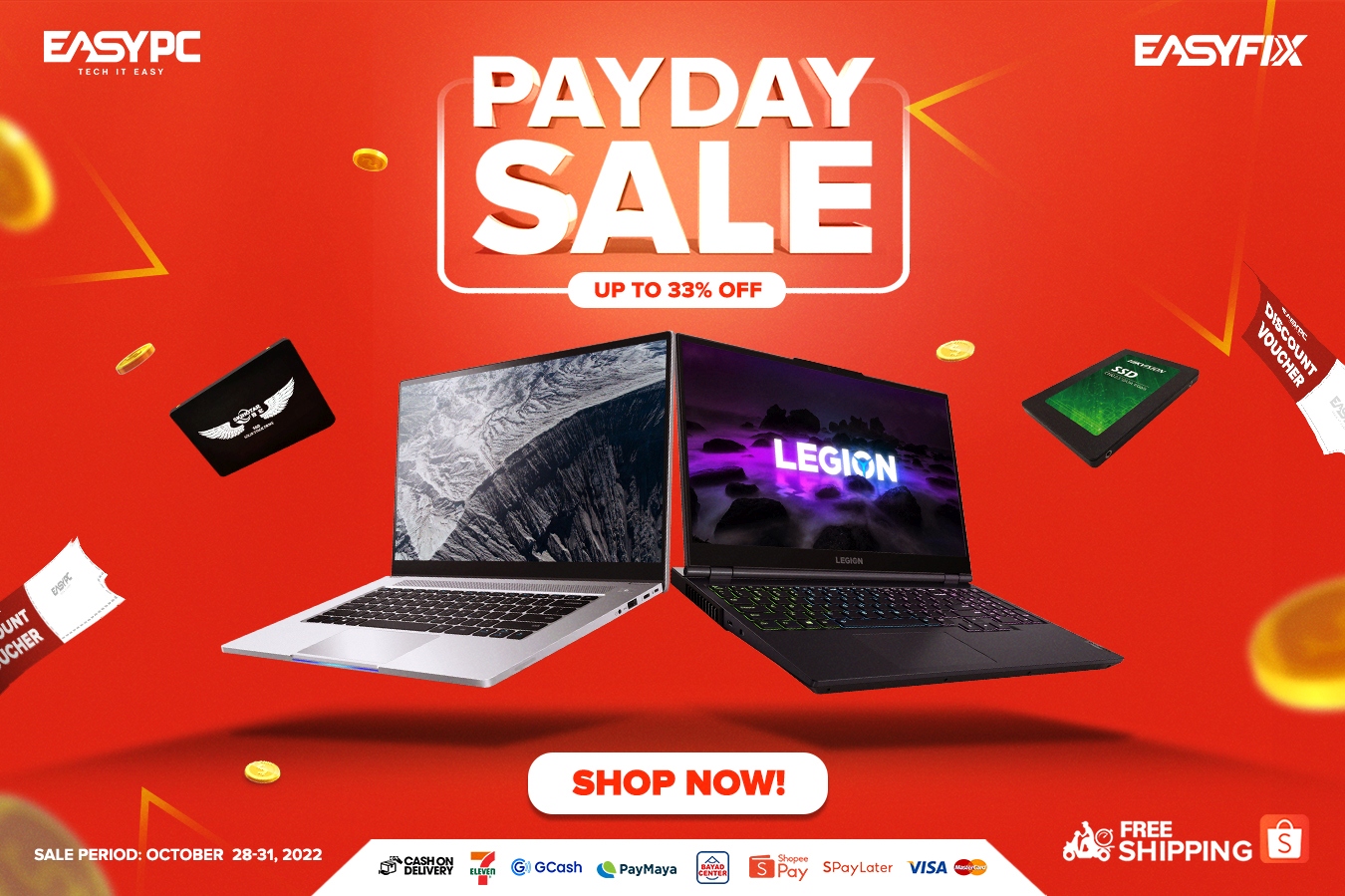 EASY PC - Payday nanaman, treat yourself naman kaya?! Enjoy up to 33 ...