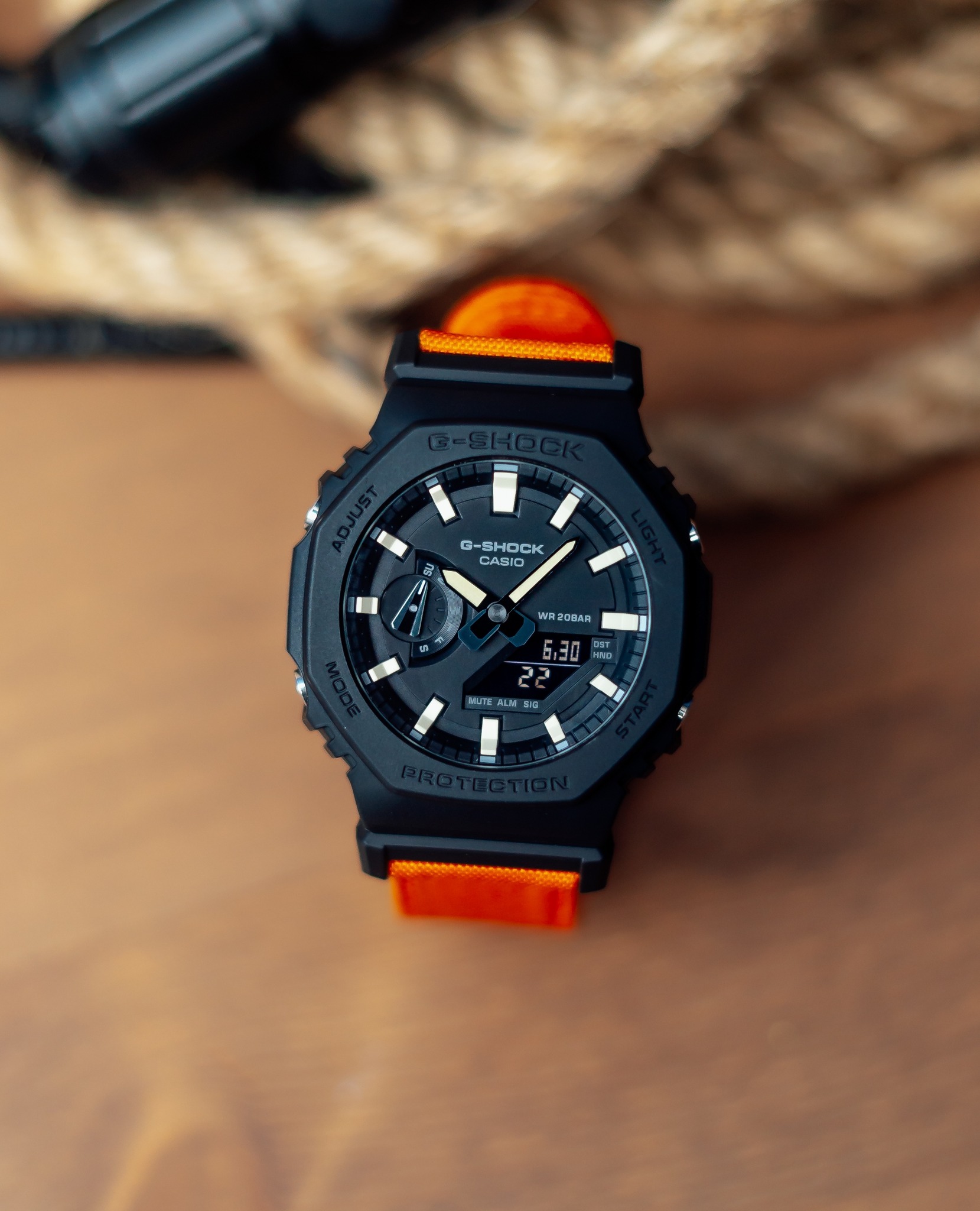 Casio G-Shock GD-400-1 Original Resin Watchband – Black – Two-Piece Strap – Men's