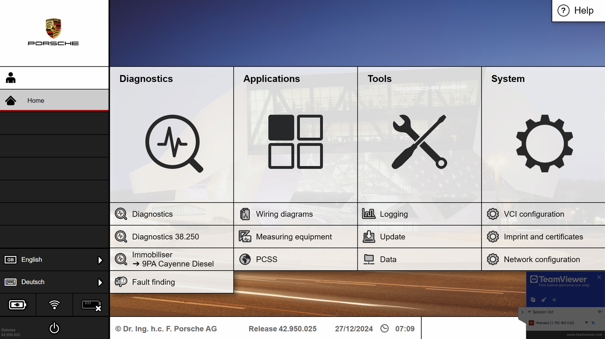 Porsche PIWIS 3 42.920.025 + PIWIS 4 Software - Works on : VAS6154
