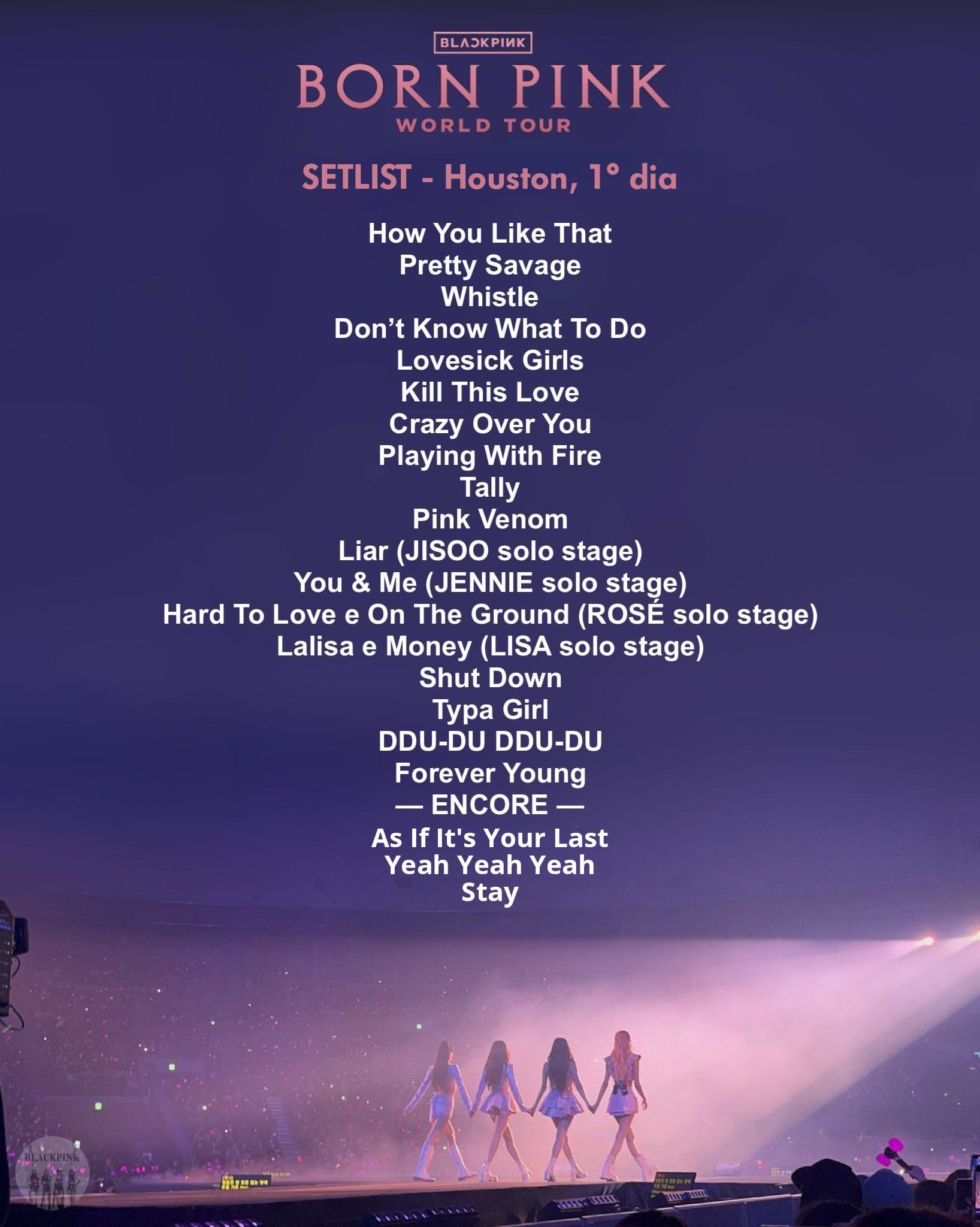 BLACKPINK Perú - El primer día de concierto en Houston... | Facebook