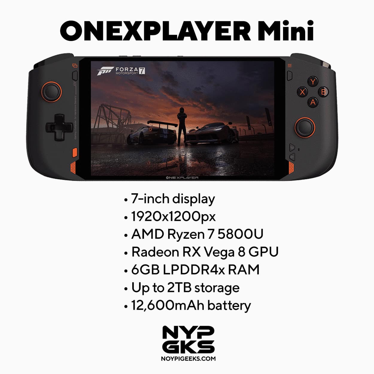Onexplayer Mini 5800U review and test