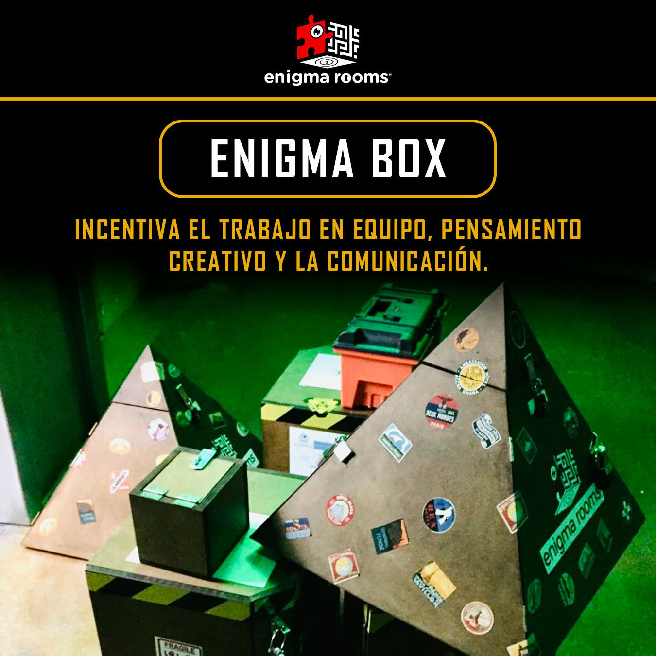 Enigma Rooms - ¿YA CONOCES ENIGMA BOX ? Incentiva el...