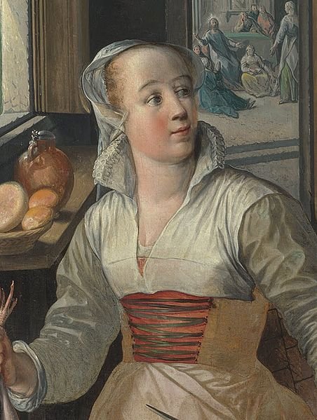 Nationalclothing.org - Woman wearing a partlet – garment that covers ...