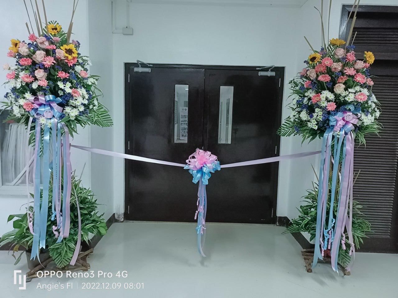 Angie's Florist - 💐* Flower Standee for Ribbon-Cutting... | Facebook