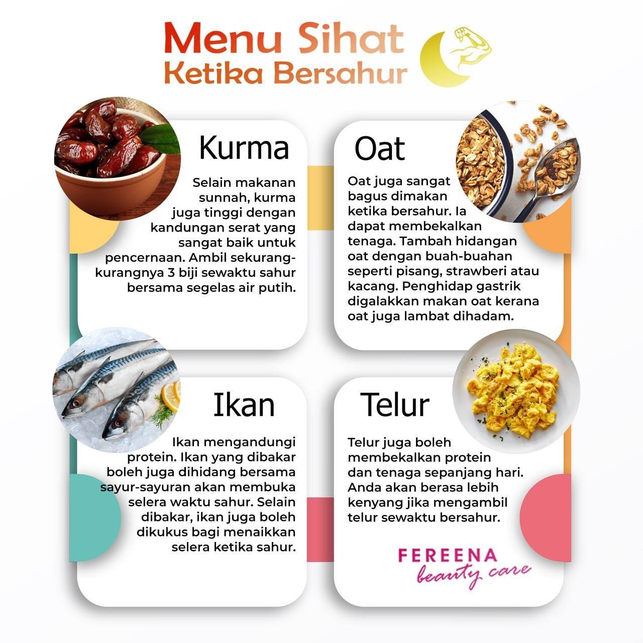 Lemontab Selamat Bersahur Ini Adalah Antara Menu Sihat Yang Boleh Anda Amalkan Ketika Bersahur Kurma Ikan Oat Telur Nak Lagi Best Makan 2 Biji Lemontab Sehari Pasti Badan Akan Rasa