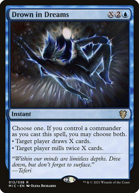 mill x cards mtg Phenax, God of Deception - If Increasing Confusion was cast from a graveyard MTG Best Commander Blue Mill