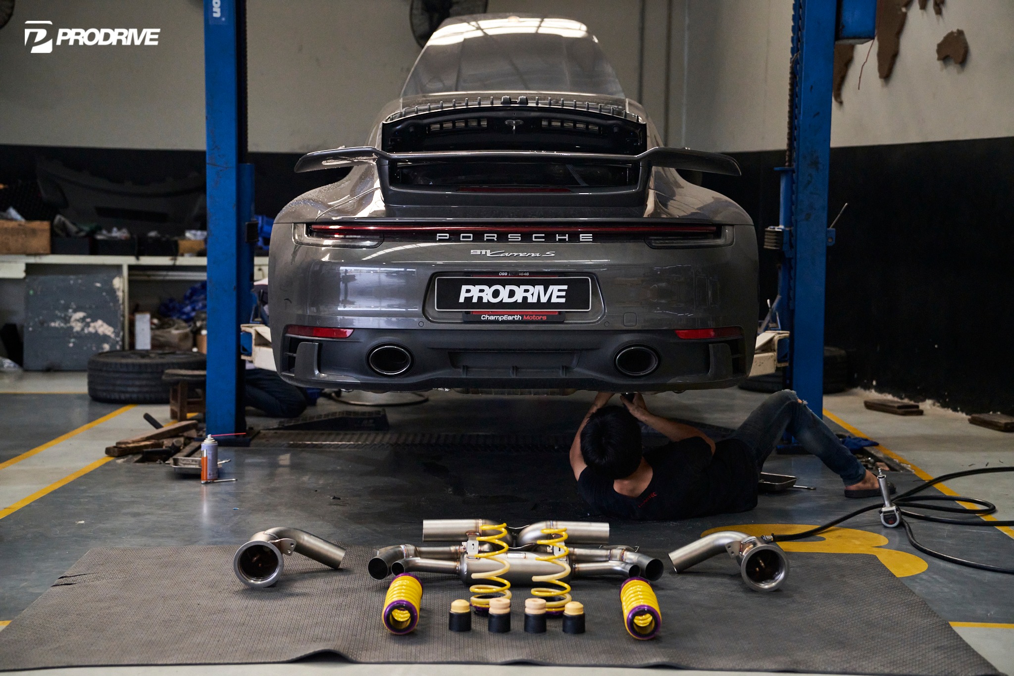 Prodrive - เตรียมติดตั้งท่อ IPE Innotech F1 Exhaust & KW...