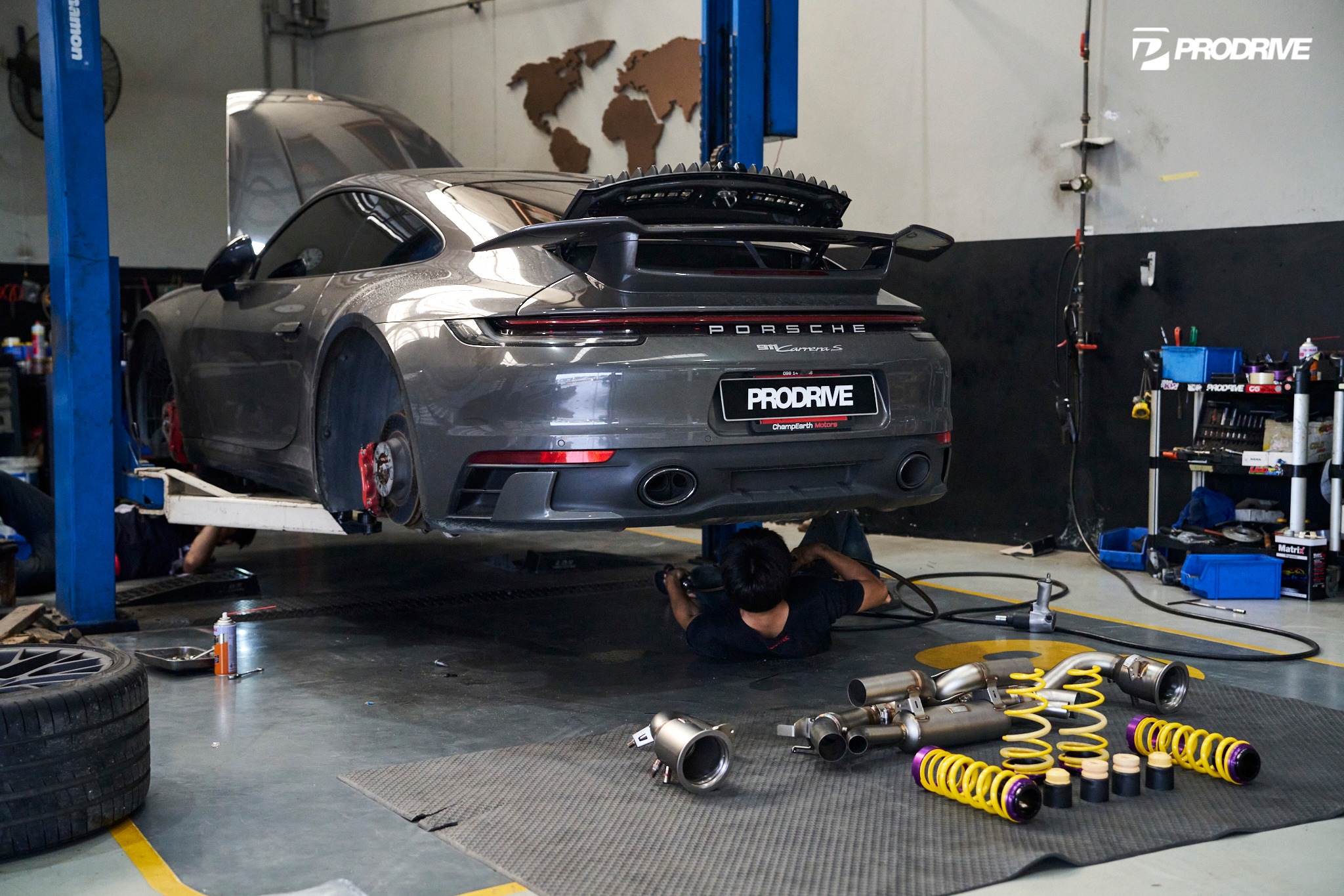 Prodrive - เตรียมติดตั้งท่อ IPE Innotech F1 Exhaust & KW...