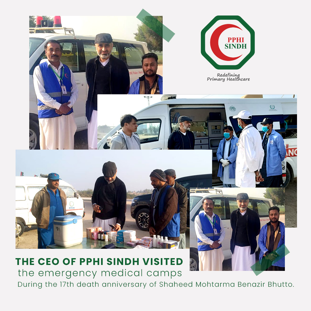 PPHI - Mr. Javed Ali Jagrani, CEO PPHI Sindh visited the fixed and ...