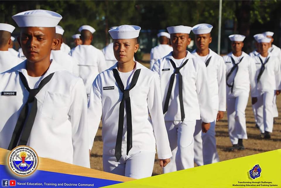 Philippine - IN THE NAVY | 351 young men and women hurdle Sailor Basic ...