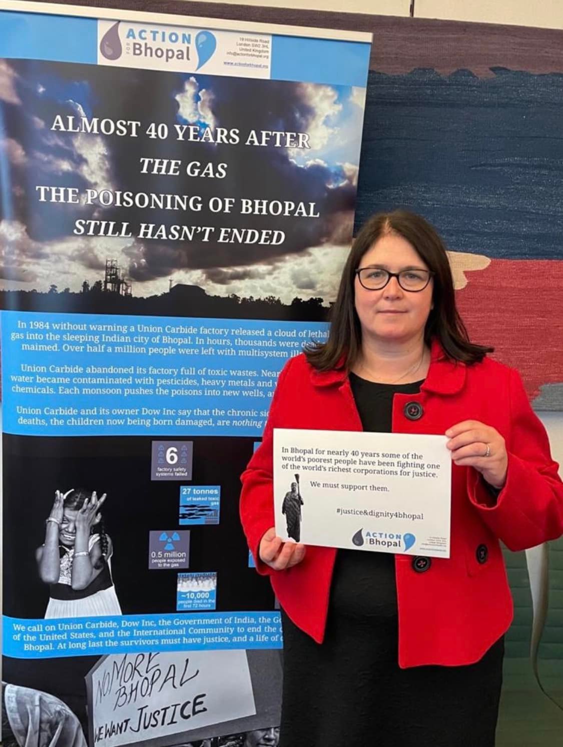 On the 38th anniversary of the Bhopal... - Rachel Hopkins MP
