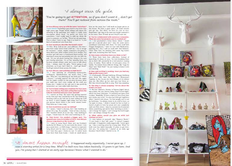 Taylor Reeve Art/Heel Gallery | Long Beach CA
