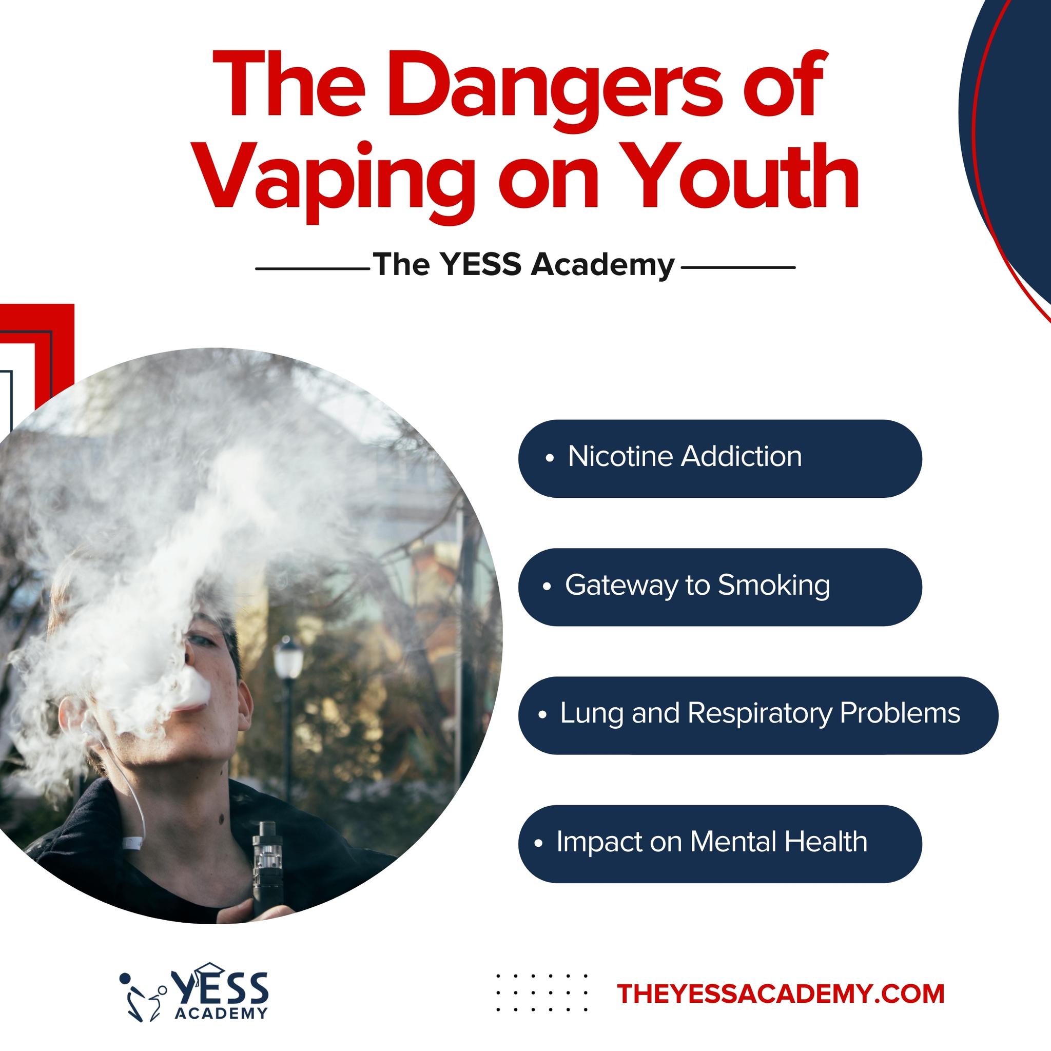 YESS Academy - 🌬️ The Dangers of Vaping on Youth 🌬️... | Facebook