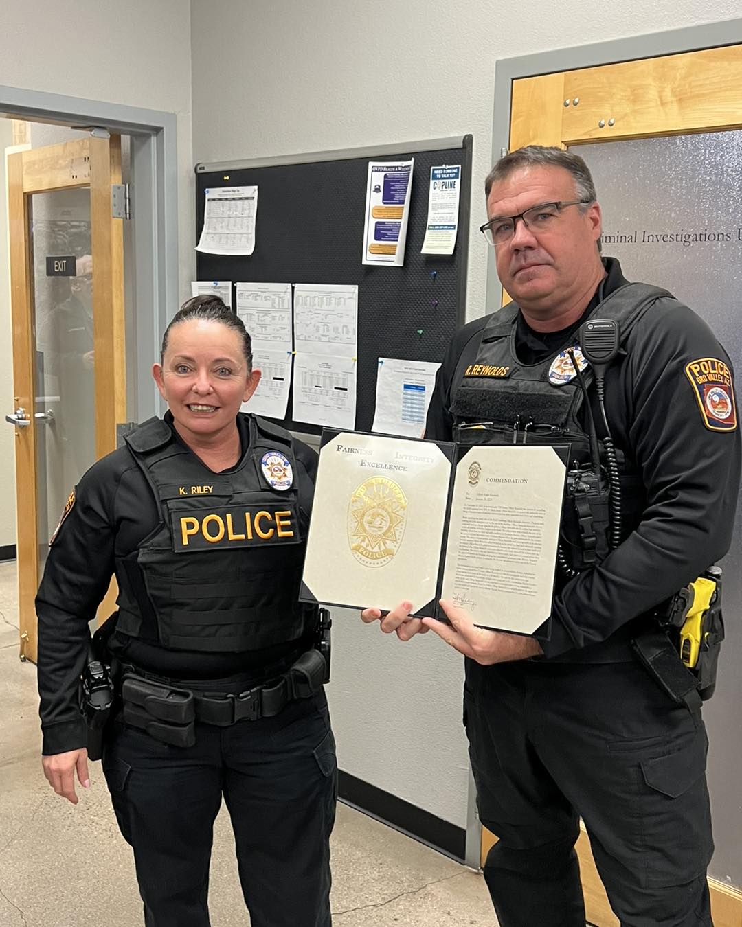 Today, Chief Riley... - Oro Valley Police Department | Facebook