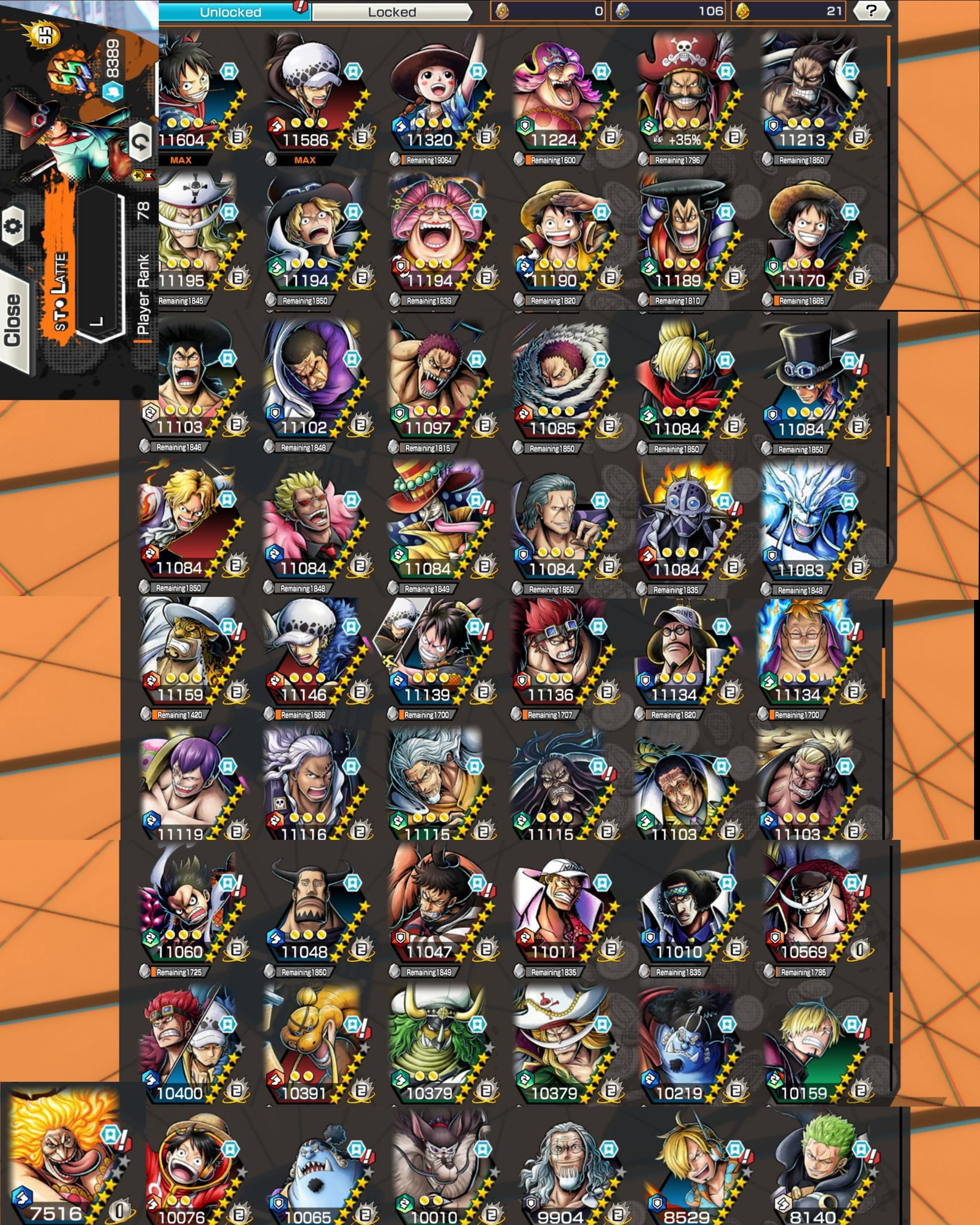 For trade or sell 10 ex max 2 skins + 575 season point 183 maxed