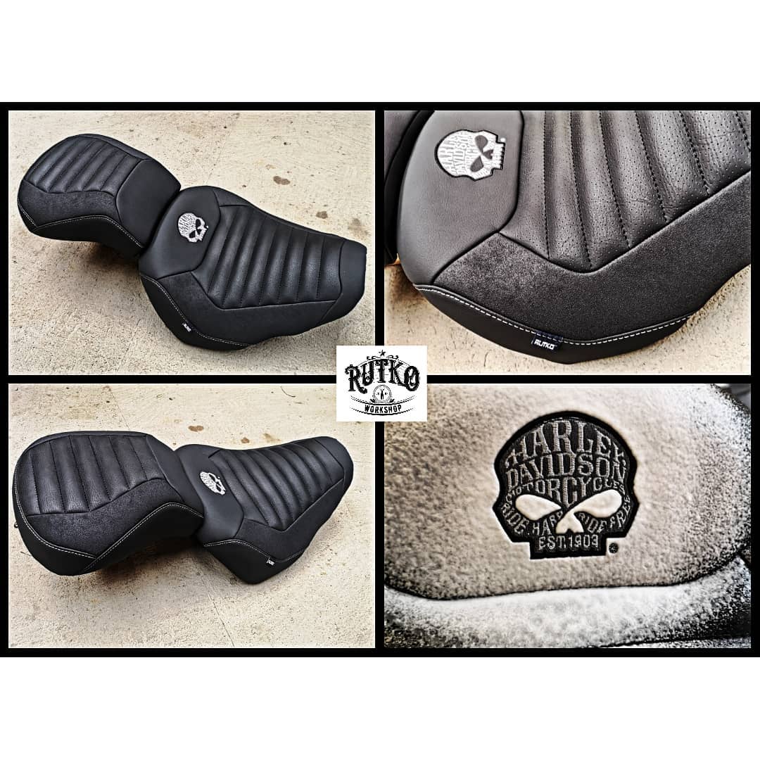 Sellerie Rutko - Selle grand confort pour harley fat boy...