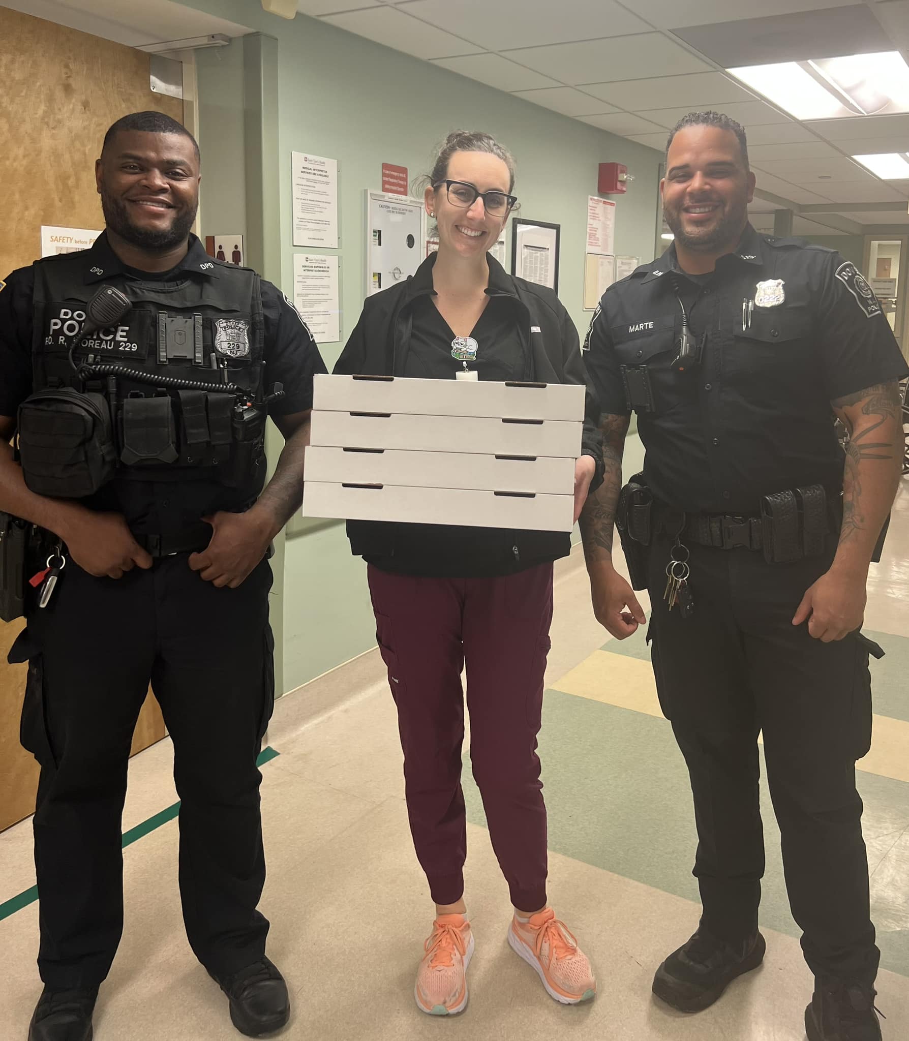 Town - Dover Police Officers Moreau & Marte showing DPD support at ...
