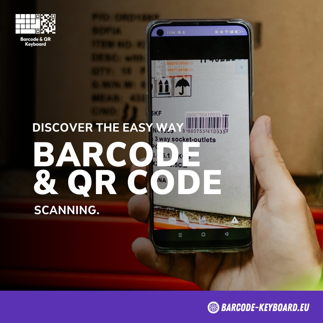 Barcode & QR Keyboard