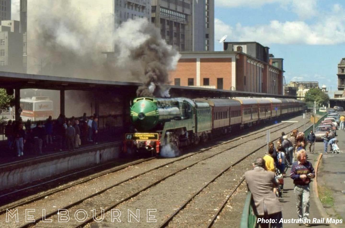 I Grew - 🚂 #OnThisDay 22 October 1988, streamlined steam loco 3801 with ...