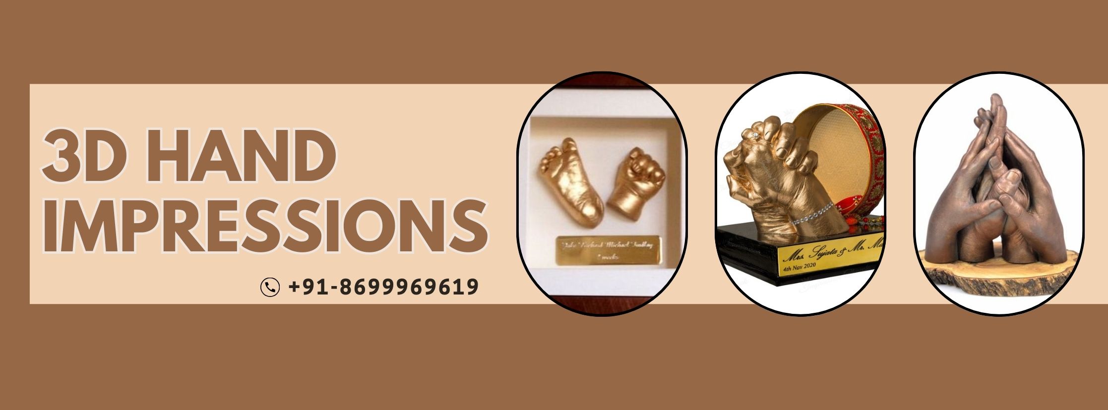 Best 3D Hand Impressions Babies Couples Families | Chandigarh