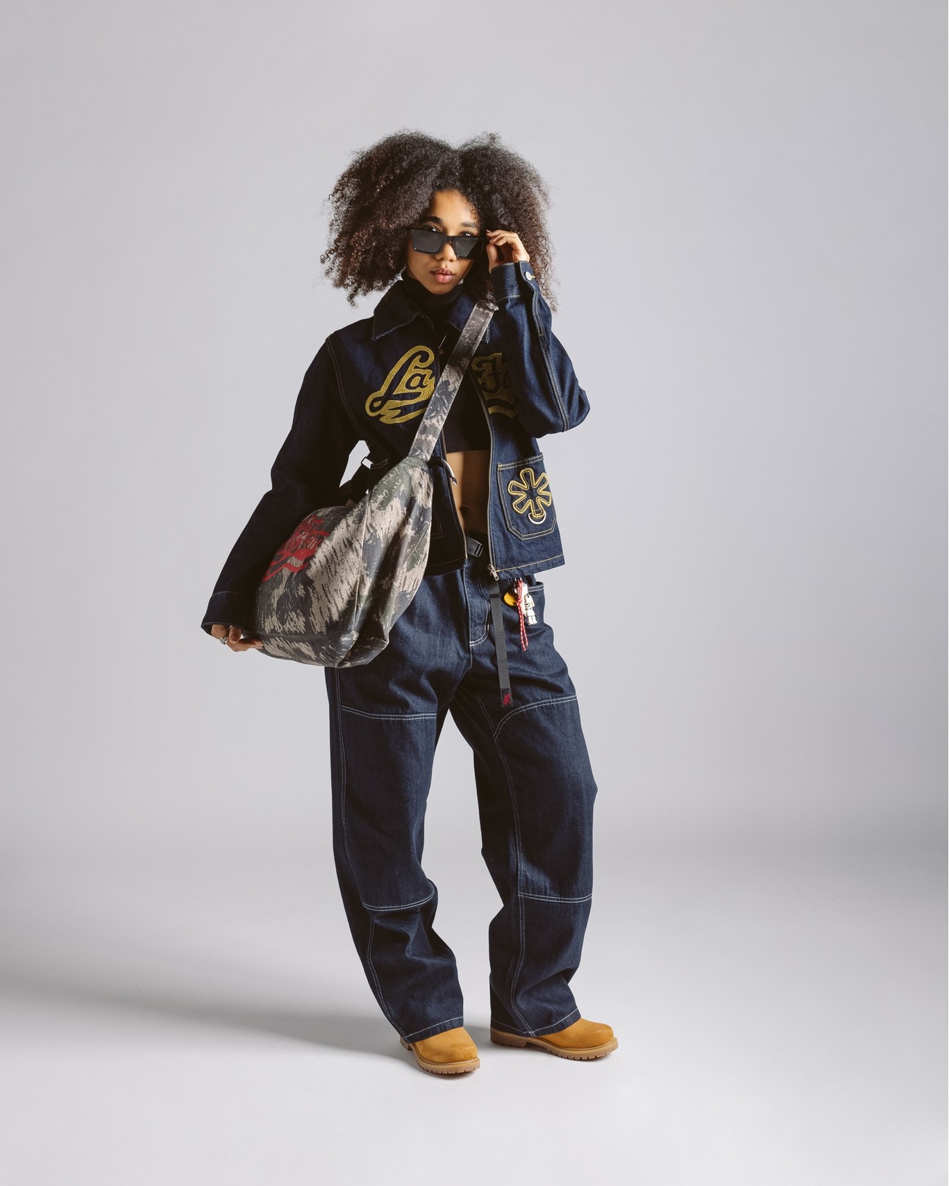 Outfit of the day with La Fam Amsterdam Pocket Jacket 