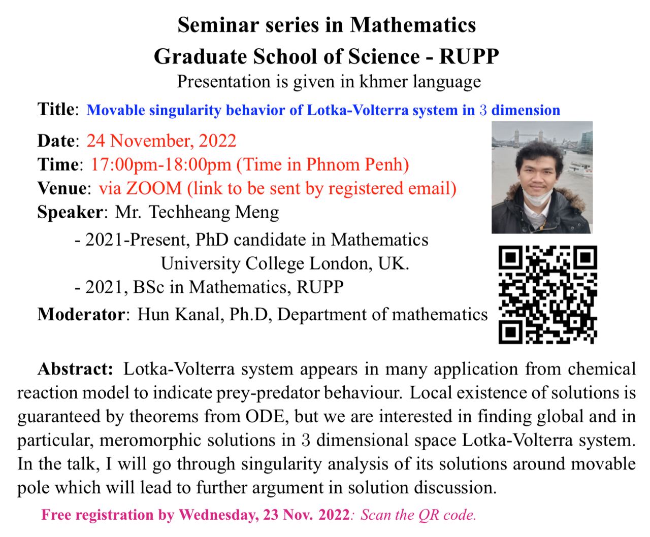 ***The GSS's Mathematics... - Graduate School of Science-RUPP