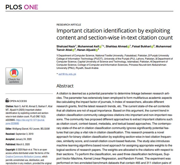 Proofreading - Articles explained about the in text citation 😉 1 ...