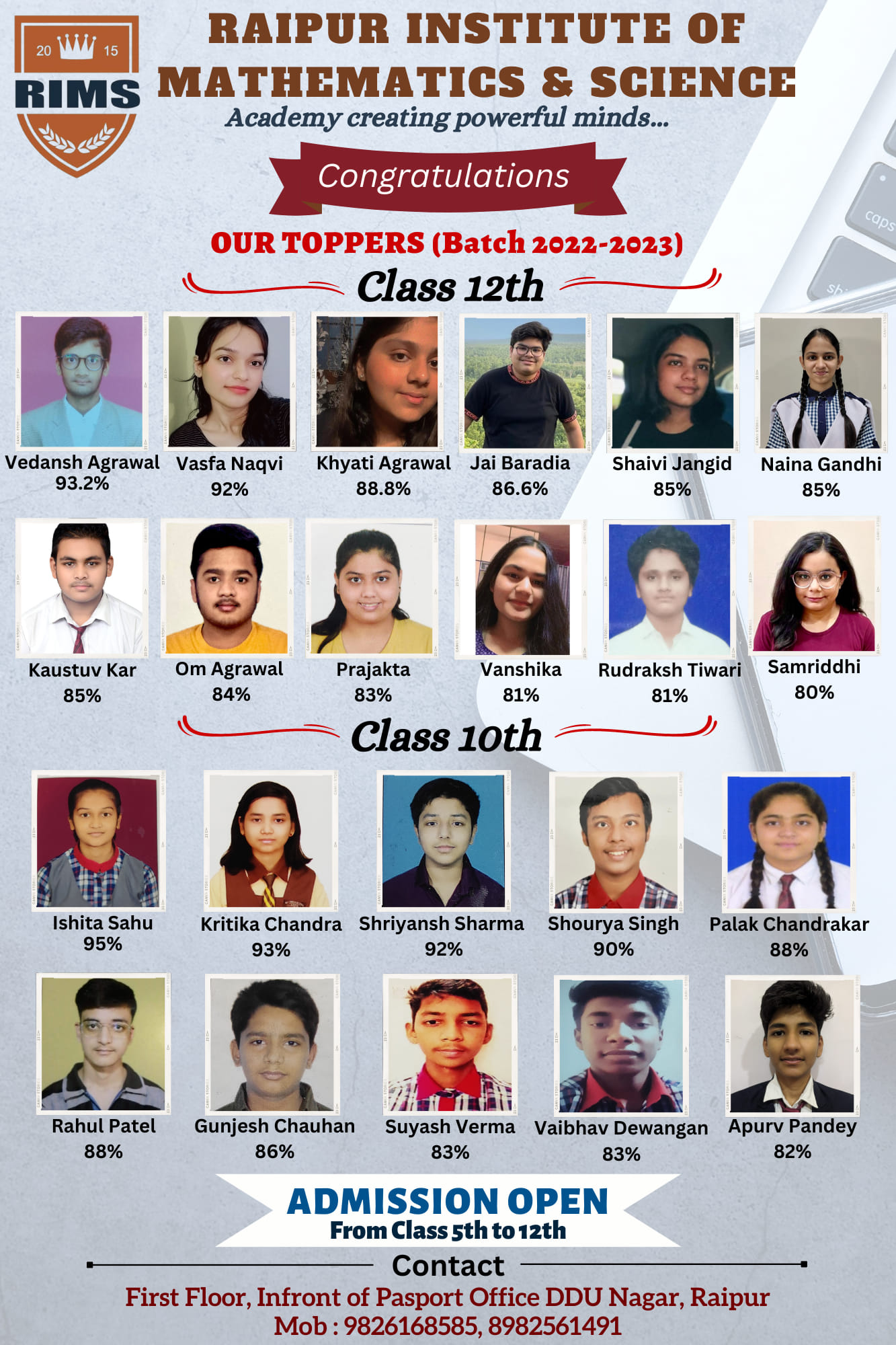 Raipur Institute Of Mathematics And Science | Raipur