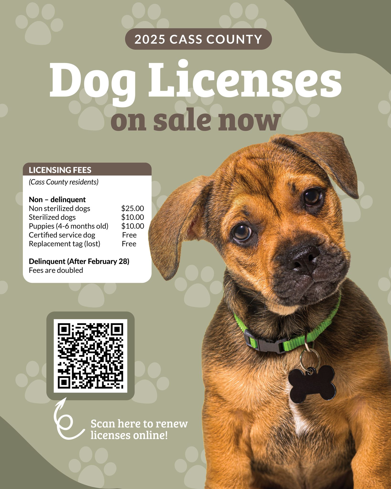 Cass - Under Michigan Law all dogs four months old or over must have ...