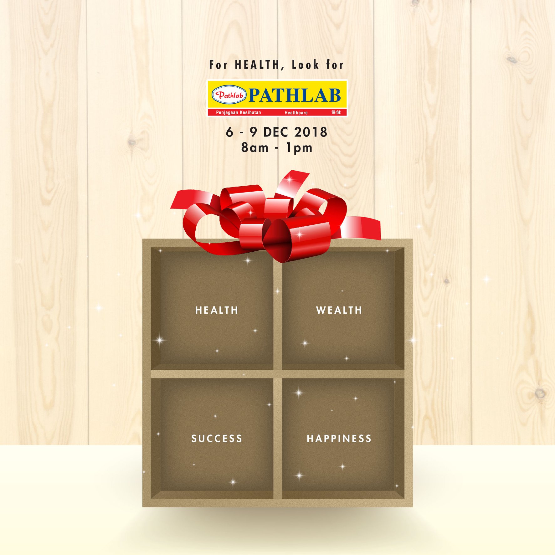 Health, Wealth, Success and Happiness! 😁 For Health, Look for PATHLAB ...