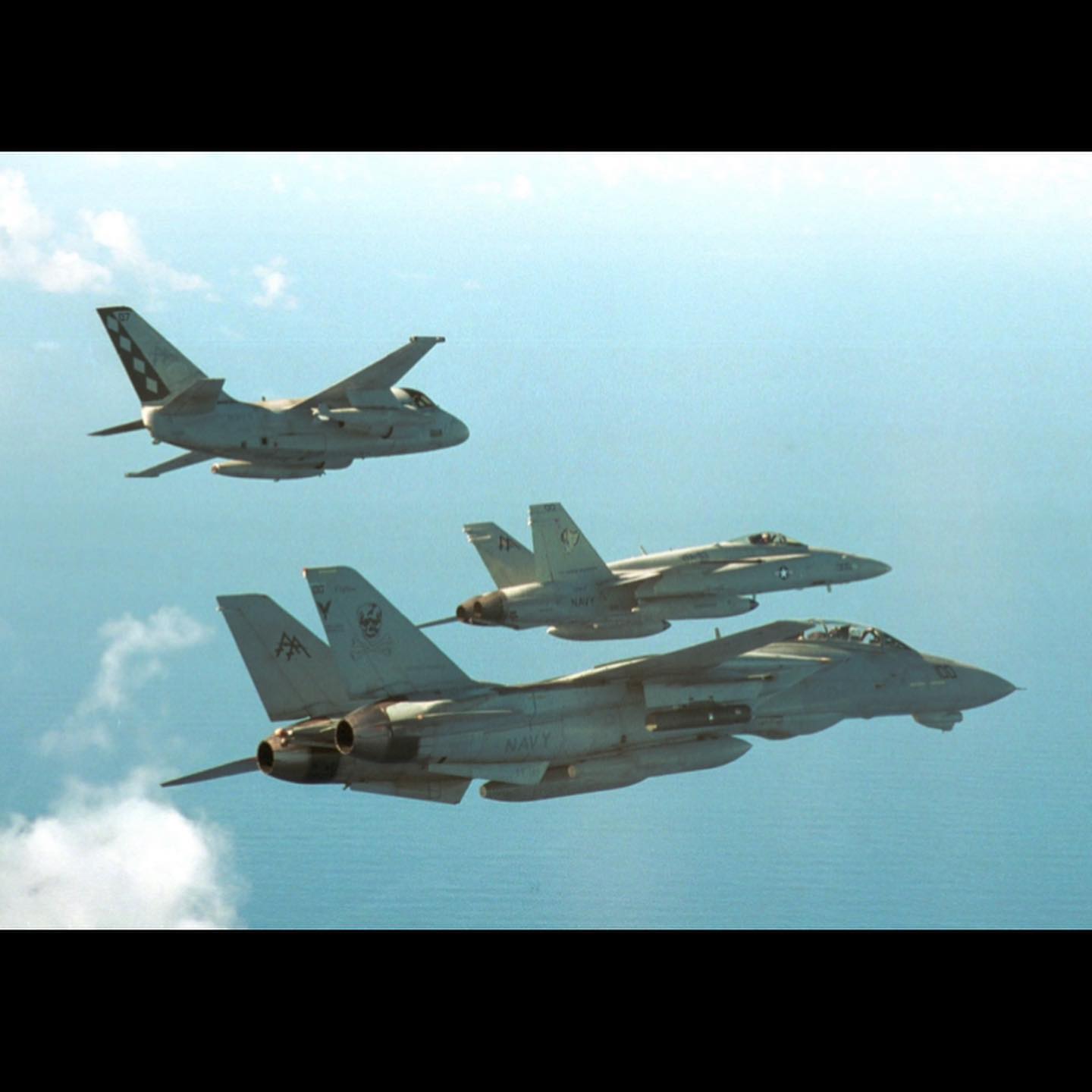 An F-14A-65-GR Tomcat (BuNo 158625) from the Pacific Missile Test