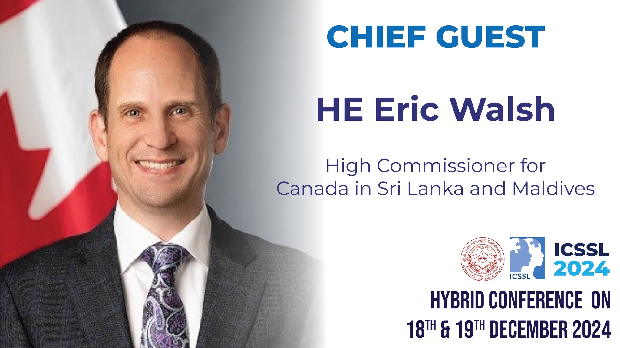 We are excited to announce the Chief Guest for the 2nd International ...